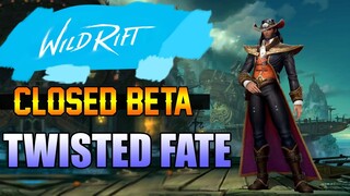 WILD RIFT CLOSED BETA - TWISTED FATE GAMEPLAY