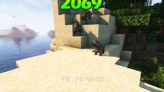 động vật minecraft- bây giờ so với 2069