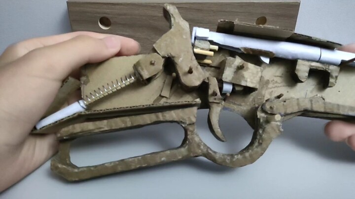 Winchester lever-action rifle m1873 50% complete, firing pin completed, only the magazine remains