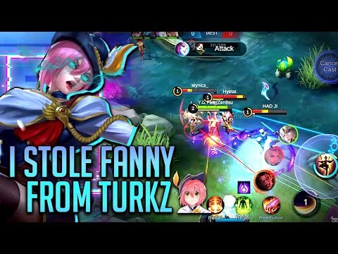 I STOLE FANNY FROM TURKZ | UMIYAK SI TURKZ??!! FANNY GAMEPLAY | Mobile Legends