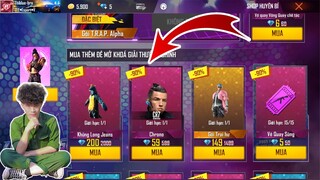 FREE FIRE - Test Shop Huyền Bí FF Tháng 8, Chrono Và Đồ T.R.A.P Hàng Cực Hiếm Giảm Giá 90%| THI BLUE