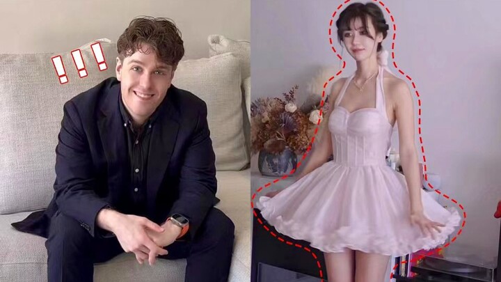 当前男友第一次看到我做的裙子他的反应。。。