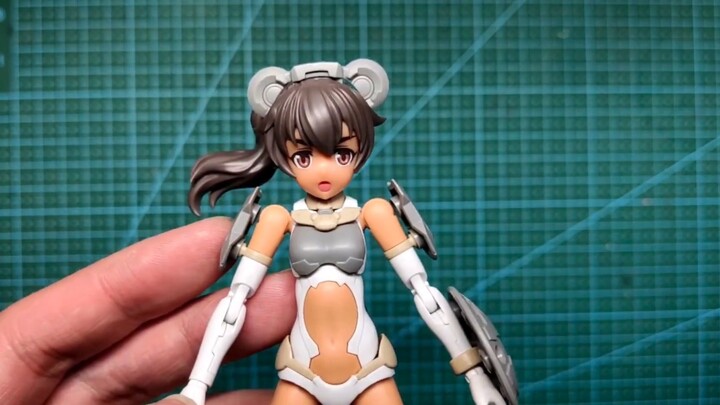 Ten people nine broken Bandai 30ms series machine girl neck repair Daquan