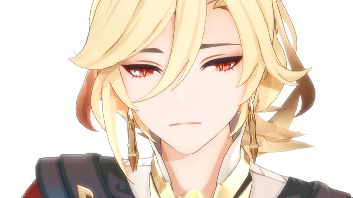 The senior's expression is really cute.