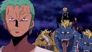 momen sanji menertawakan zoro..bahkan cerberus pun ikutan ngakakk😂😂