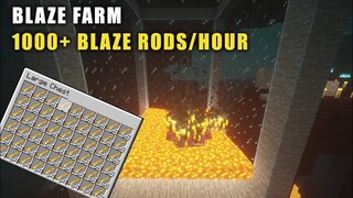 Blaze Farm in Minecraft 1.17 - 1000+ Blaze Rods per Hour