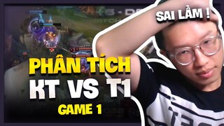PHÂN TÍCH T1 VS KT GAME 1 LCK MÙA XUÂN 2022, SAI LẦM CỦA CUZZ (LMHT)12.2