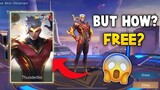 HOW TO GET THUNDERFIST CHOU FOR FREEE!!! • Mobile Legends 2020