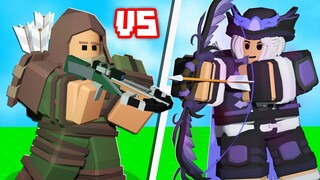 Archer VS Vanessa! in Roblox Bedwars...