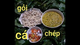 Ẩm thực Biển làm.gởi cá chép. Ăn giải nhiệt ngày nắng nóng