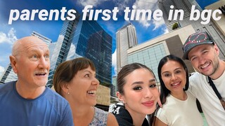 Shopping In BGC With Heart, Parents First Time