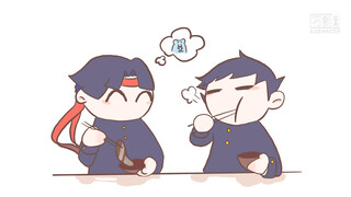 Asougi who invited Ryunosuke to dinner