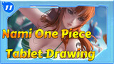 SakimiChan (ilustrator Kanada) / Tablet Drawing / Nami One Piece / Kecepatan Enam Kali_11