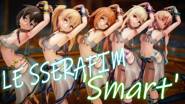【舰队】白露型的LE SSERAFIM - 'Smart' 【4K】【MMD】