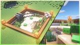 ⚒️ Minecraft Tutorial: How to make a Simple Turtle Enclosure 🐢