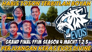 AKHIRNYA EVOS DIVINE BOOYAH🔥SETELAH 2X TOSOON❗HIGHLIGHT GRAND FINAL FFIM SEASON IV