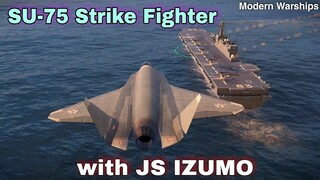 Modern Warships: SU-75 with JS IZUMO gameplay. online match