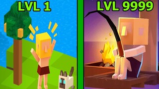 Xây Dựng 1 Con Thuyền Kiểu Minecraft Trông Râu Câu Cá Tìm Đảo - Idle Arks - Top Game Android Ios