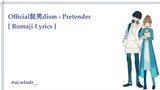 Pretender - Official髭男dism short ~ rei prince Cover lyric & terjemahan