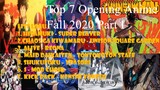 Top Anime Fall 2022 Openings Part I
