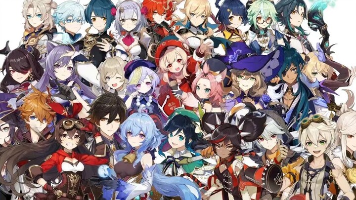 [Genshin Impact /Reupload] Compilation of All Characters' Laughter (Four-Dialect Dub)
