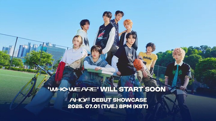AHOF(아홉) The 1st Mini Album [WHO WE ARE] DEBUT SHOWCASE