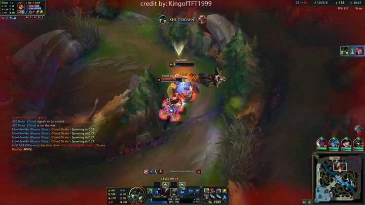 leona đã bỏ khiên chỉ cầm kiếm để cận chiến kẻ địch #game