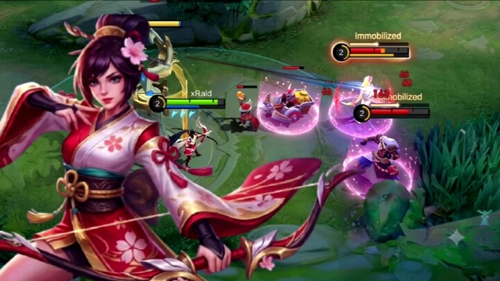 Nerfed Miya Vs Lesley and Badang in Goldlane