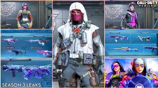 Season 3"BP Character and Gun skins"| Rank Season rewards|"Legendary & Mythic guns with kill effect"