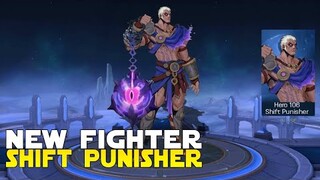 NEW FIGHTER HERO SHIFT PUNISHER SURVEY DESIGN AND CODENAME REVEALED MOBILE LEGENDS NEW HERO!