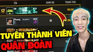 FREE FIRE | Quân Đoàn Đức Mõm Chính Thức Tuyển Thành Viên !!!