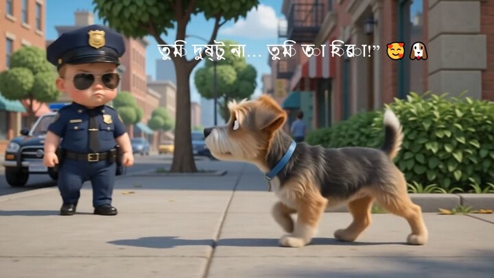 তুমি দুষ্টু না… তুমি তো হিরো!” 🥰🐶