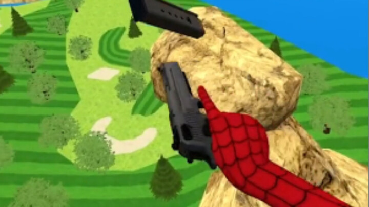 Have you ever seen Spider-Man with a gun?