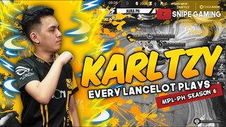 EVERY LANCELOT PLAYS OF KARLTZY DURING MPL-PH SEASON 6 "HOW GOOD IS HE?"