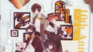 文豪野犬10周年立牌太美了！春河35老师永远的神！