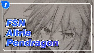 [Fate/stay night] Draw Altria Pendragon in 20mins_1