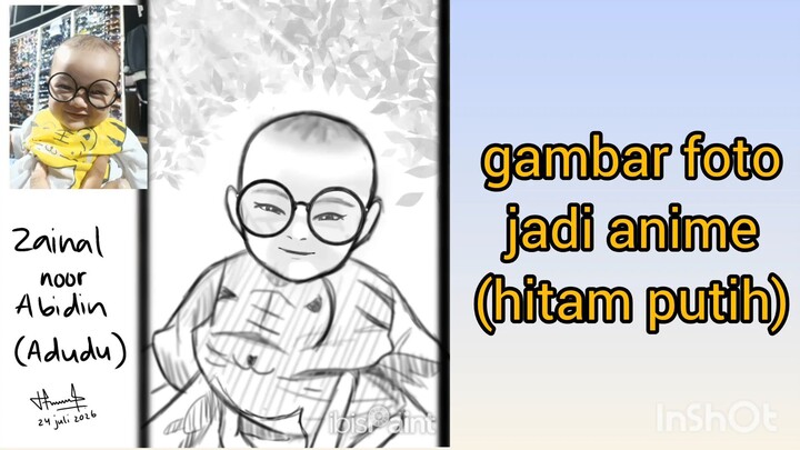 gambar bayi dengan style anime