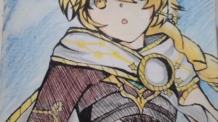 Draw the body first, then the clothes.