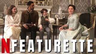 BRIDGERTON Cast Reveal The Unwritten Rules Of Etiquette For The 19th Century | Behind The Scenes