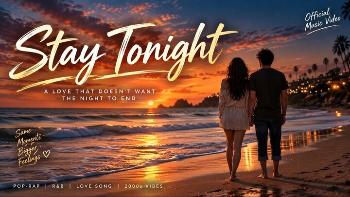 Stay Tonight — A Love That Doesn't Want the Night to End | R&B / Pop Rap Love Song