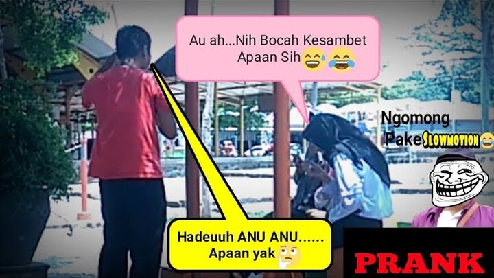 PRANK Nanya Tapi Lupa + Ngomong Pake SLOWMOTION Awto Kebingungan😂 | PRANK INDRAMAYU INDONESIA
