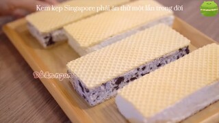 Món kem kẹp Singapore nhất định phải ăn thử một lần trong đời ❤️‍🔥 #videohaynhat