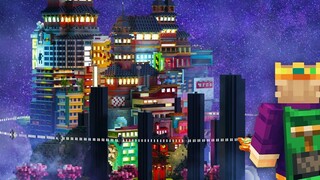 ฉันเปลี่ยนจุดจบเป็น Cyberpunk ใน Minecraft Survival