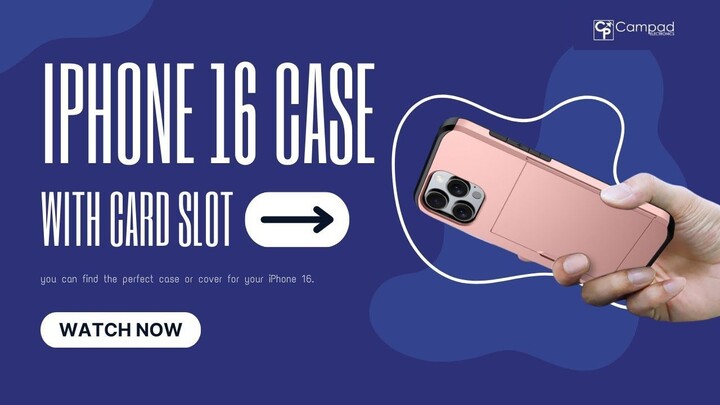 iPhone 16 Case With Card Slot From Campad Electronics