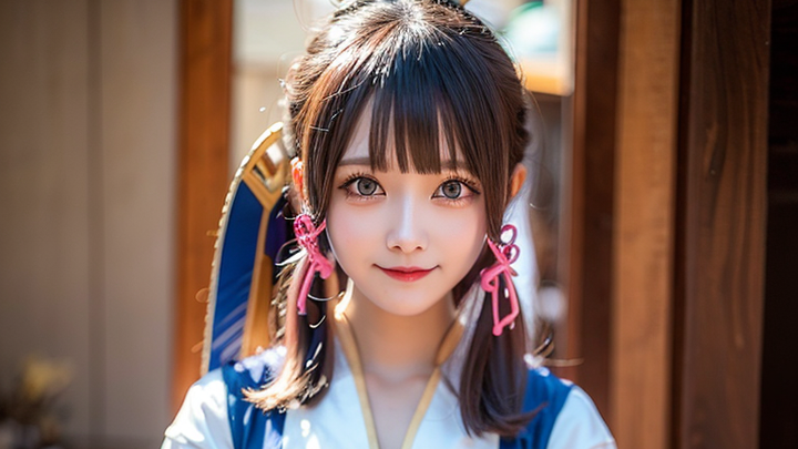 [AI คอสเพลย์] เก็นชินอิมแพกต์ คามิซาโตะ อายากะ | Genshin_impact Kamisato Ayaka | สไตล์ไต้หวัน-ญี่ปุ่