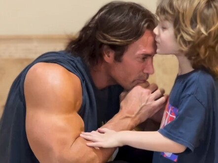 Warm Father-Son Relationship