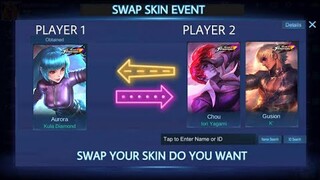 NEW SWAP EVENT | KOF SKIN CAN SWAP 🤫 - MOBILE LEGENDS BANG BANG