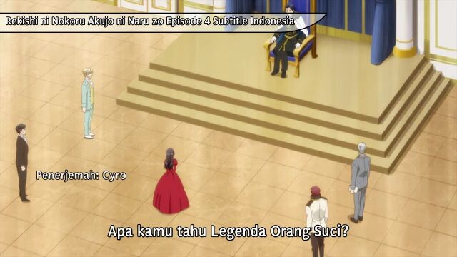 Rekishi ni Nokoru Akujo ni Naru zo episode 4 bahasa indonesia