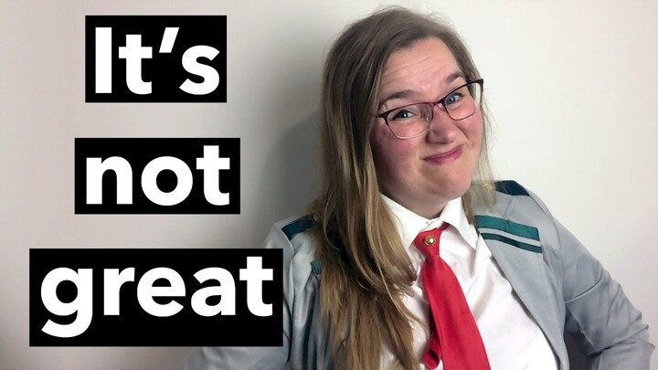 Cosplay Sea Review: It's not great. My Hero Academia School Uniform