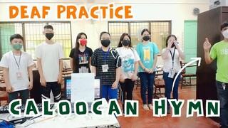 Deaf Learners - Caloocan Hymn Practice